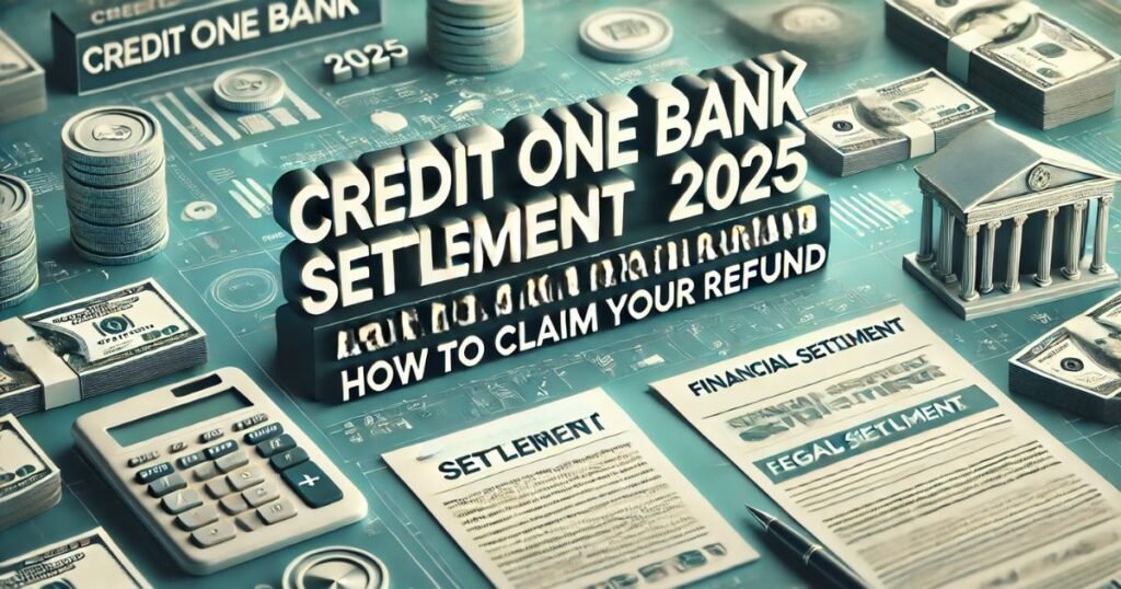 Credit One Bank Settlement 2025